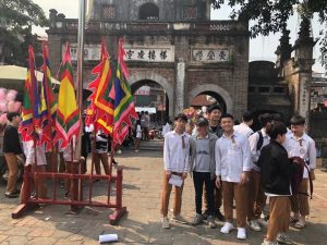 Buổi học tích hợp tại làng Ninh Hiệp