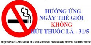 THẦY CÔ VÀ HỌC SINH LCU HƯỞNG ỨNG TUẦN LỄ QUỐC GIA KHÔNG KHÓI THUỐC NĂM 2019