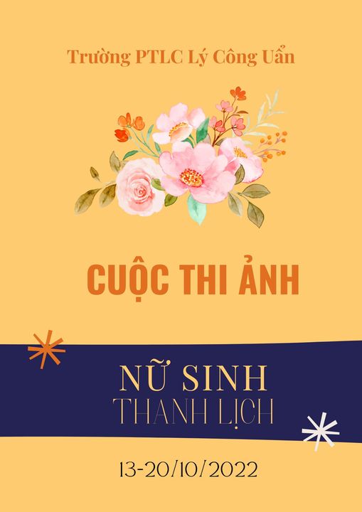 CUỘC THI ẢNH NỮ SINH THANH LỊCH 2022